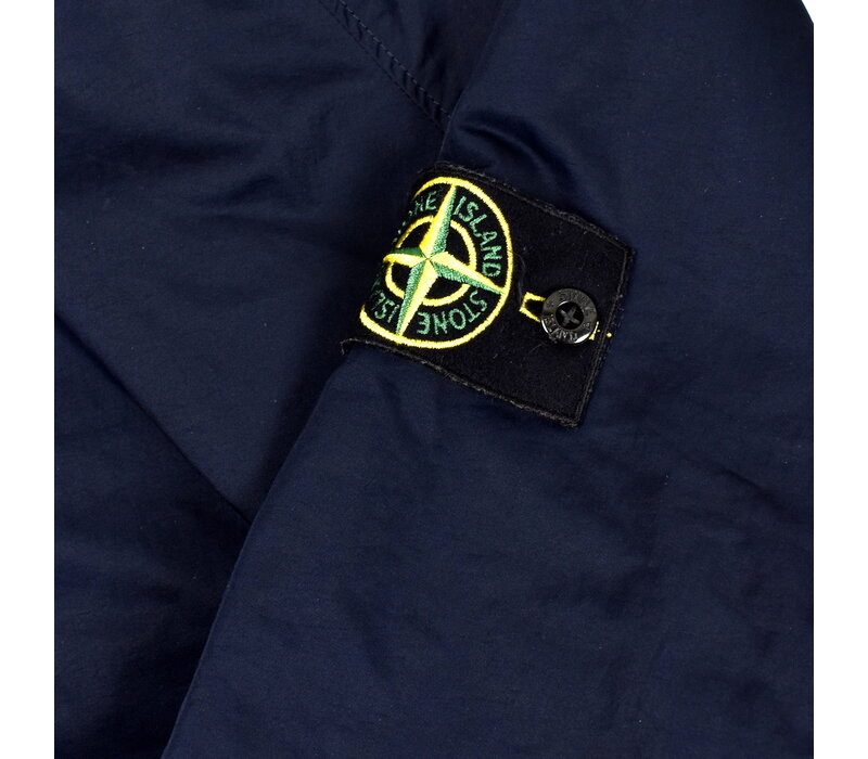 Stone Island navy hyper dense nylon raso car coat XXL