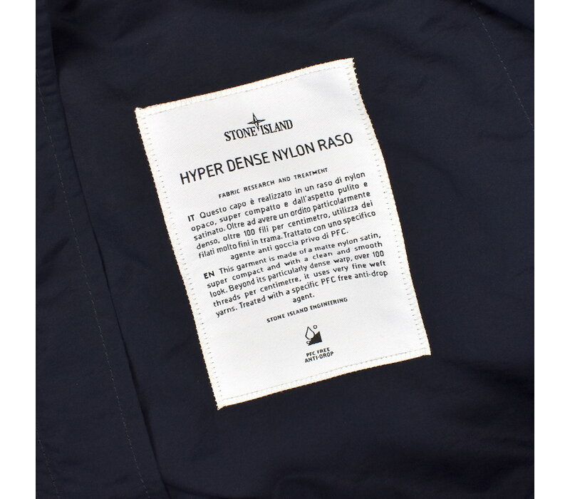 Stone Island navy hyper dense nylon raso car coat XXL