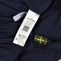 Stone Island navy hyper dense nylon raso car coat XXL