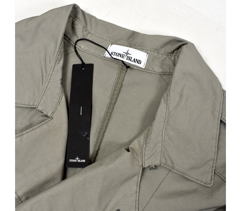 Stone Island grey david-tc trench coat XXXL
