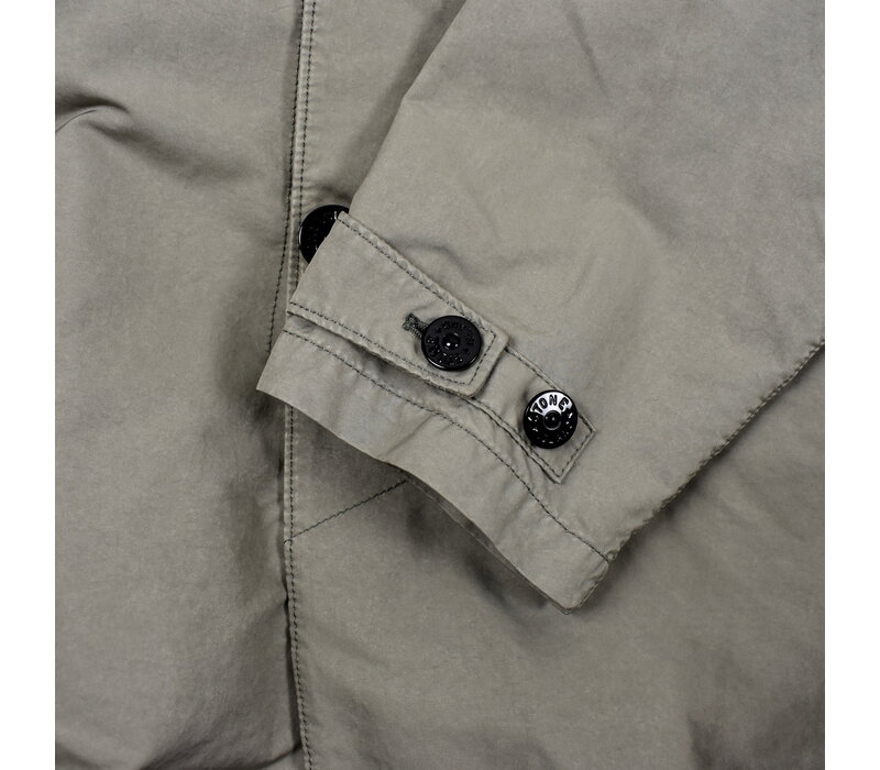 Stone Island grey david-tc trench coat XXXL