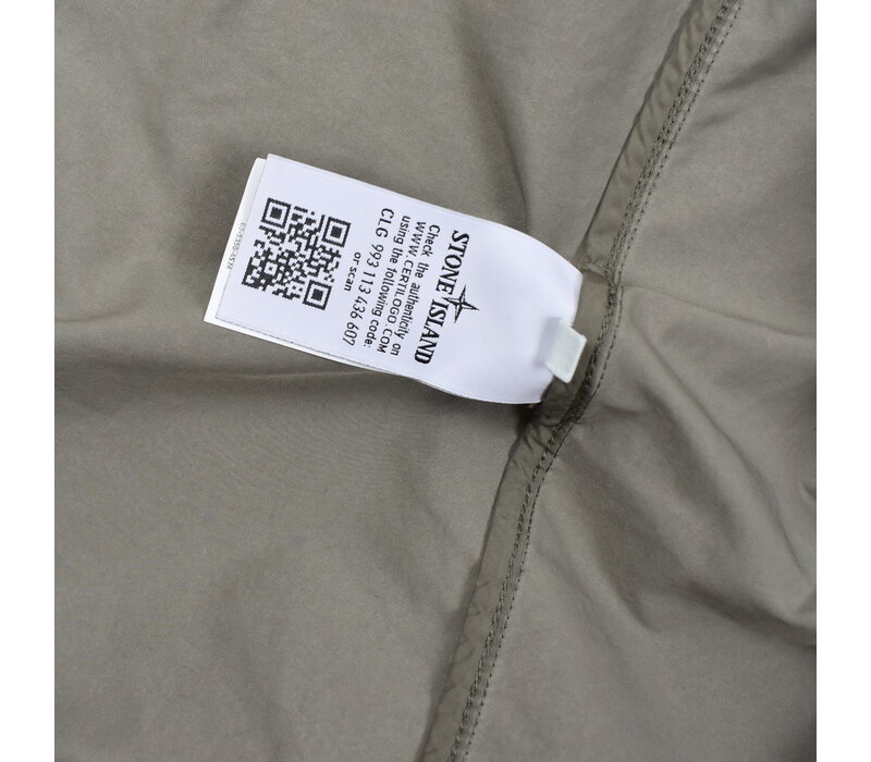 Stone Island grey david-tc trench coat XXXL