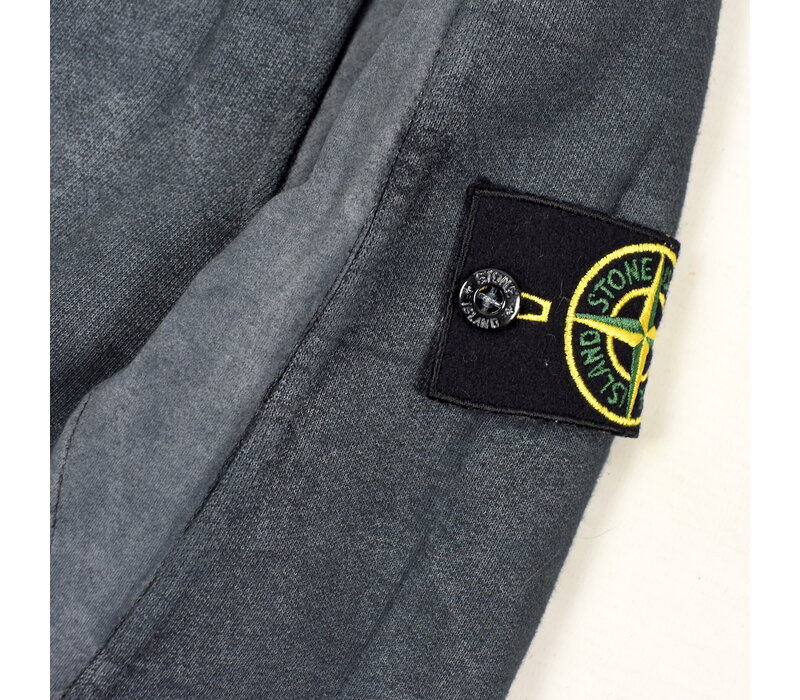 Stone Island grey dust colour treatment full zip cardigan XXXL