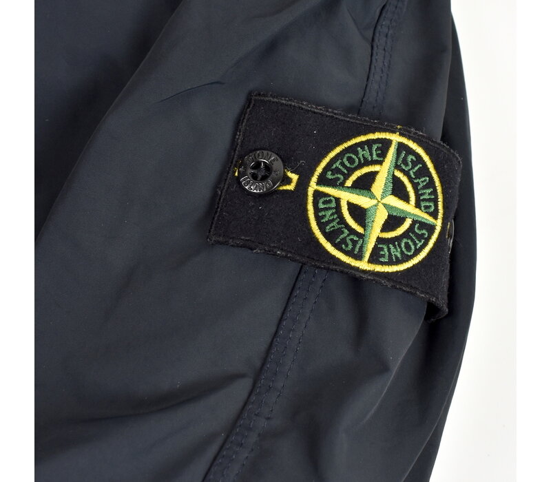 Stone Island navy micro reps biker jacket XXXL