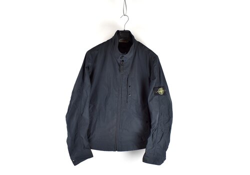 Stone Island Stone Island navy micro reps biker jacket XXXL