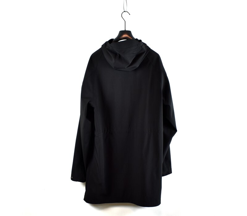 C.P. Company black cp shell-r lens detail hooded parka size 56