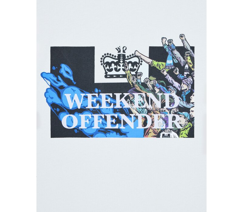 Weekend Offender Molazza t-shirt Sea Spray Blue