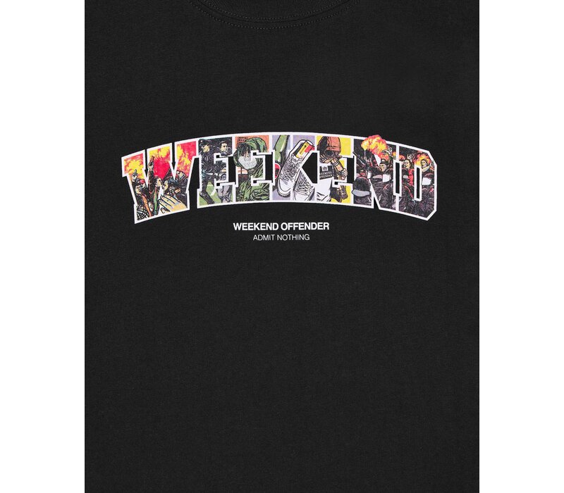 Weekend Offender Saturday t-shirt Black
