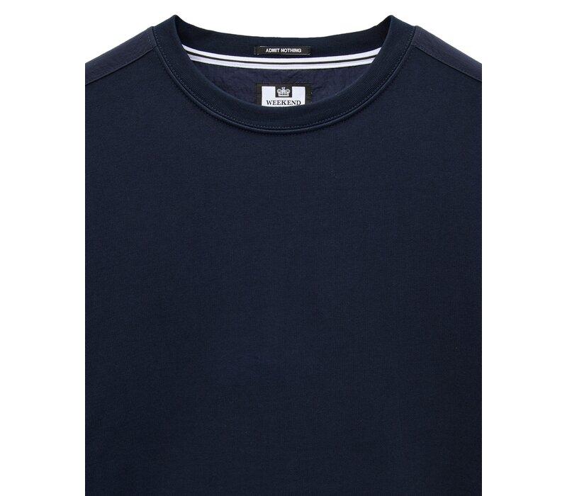 Weekend Offender F Bomb crew neck sweatshirt Navy