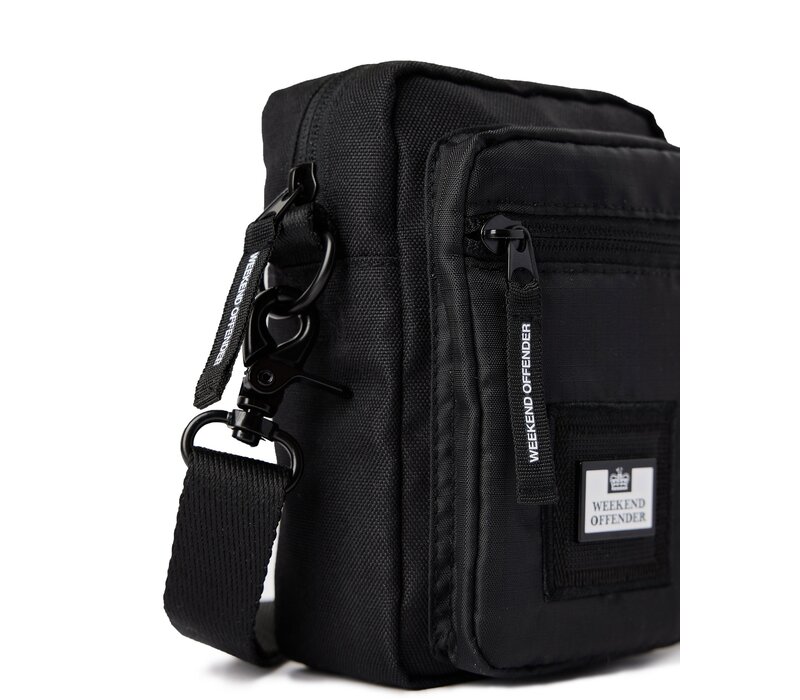 Weekend Offender small ripstop crossbody bag Black