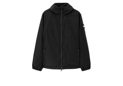 Weekend Offender Weekend Offender Technician face mask hooded lined jacket Black