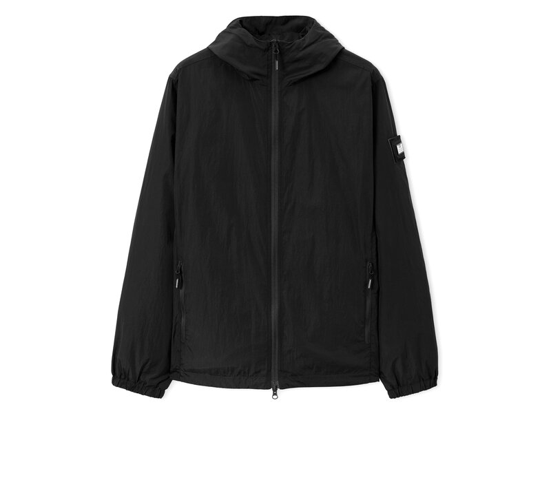 Weekend Offender Technician face mask hooded lined jacket Black