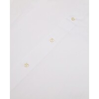 Aquascutum Active button down Oxford cotton long sleeve shirt White