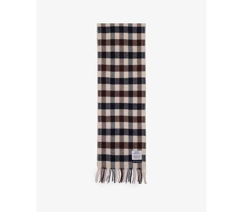 Aquascutum wool icon macro club check scarf