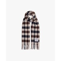 Aquascutum wool icon macro club check scarf