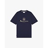 Aquascutum Aquascutum Active big logo t-shirt Navy