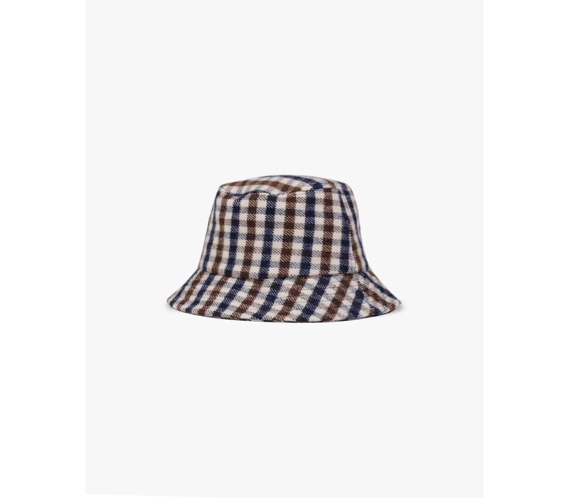 Aquascutum Active iconic club check merino wool bucket hat