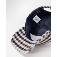 Aquascutum Active iconic club check merino wool baseball cap