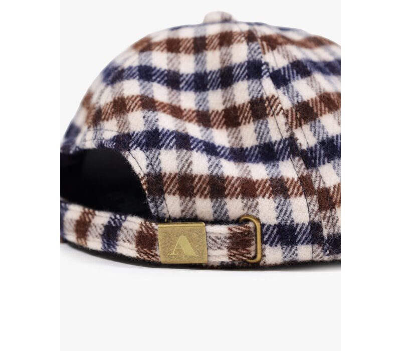 Aquascutum Active iconic club check merino wool baseball cap