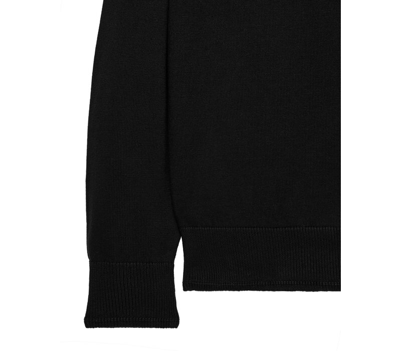 Weekend Offender Solace crew neck knit jumper Black