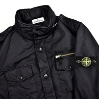 Stone Island black david-tc field jacket XL