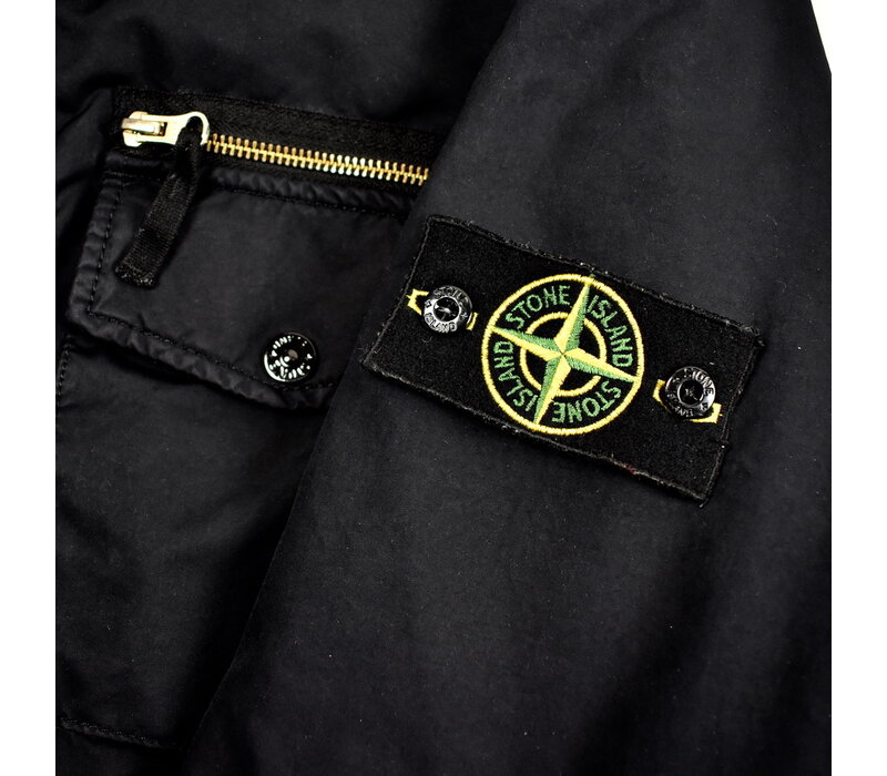 Stone Island black david-tc field jacket XL