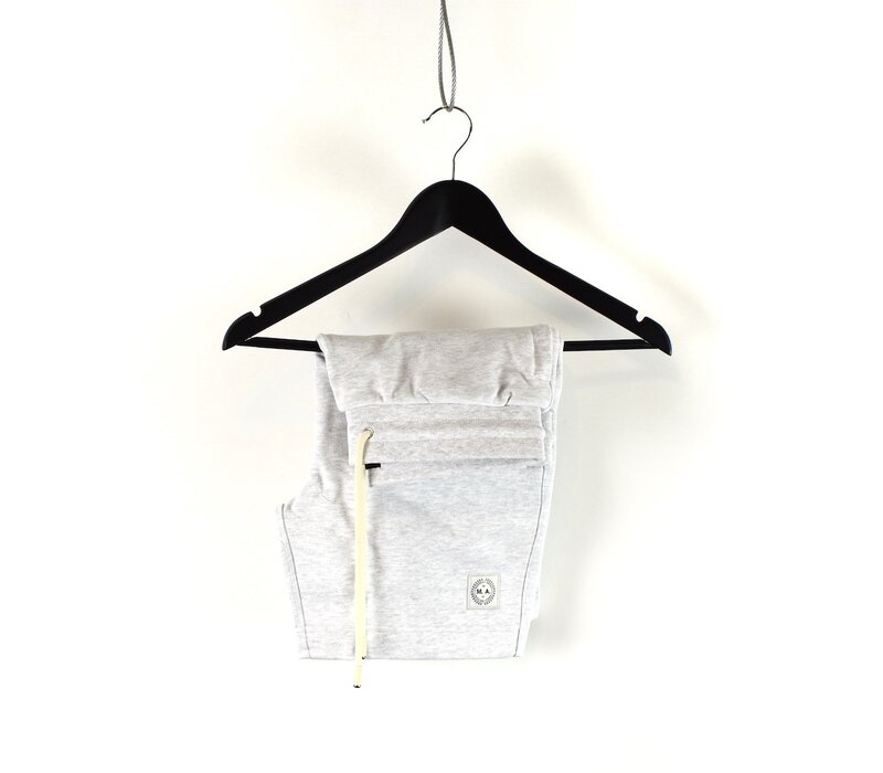 Marshall Artist foundation fleece short Snow Marl Grey