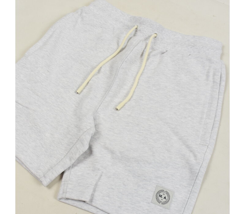 Marshall Artist foundation fleece short Snow Marl Grey