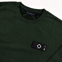 MA.STRUM neo crew sweat Oil Slick Green