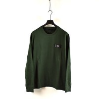 MA.STRUM neo crew sweat Oil Slick Green
