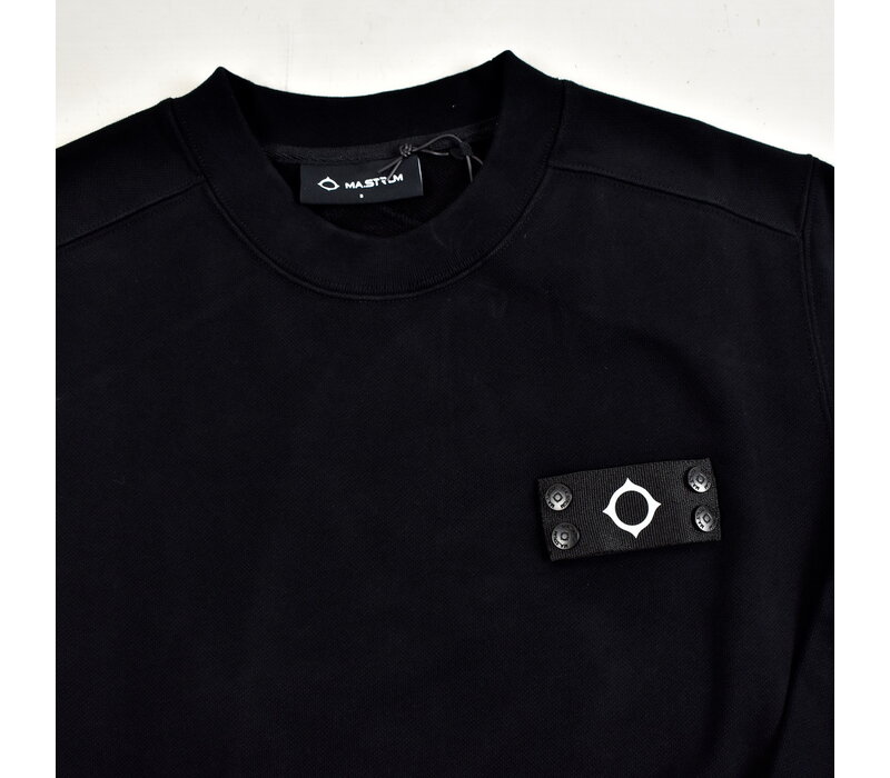 MA.STRUM neo crew sweat Jet Black