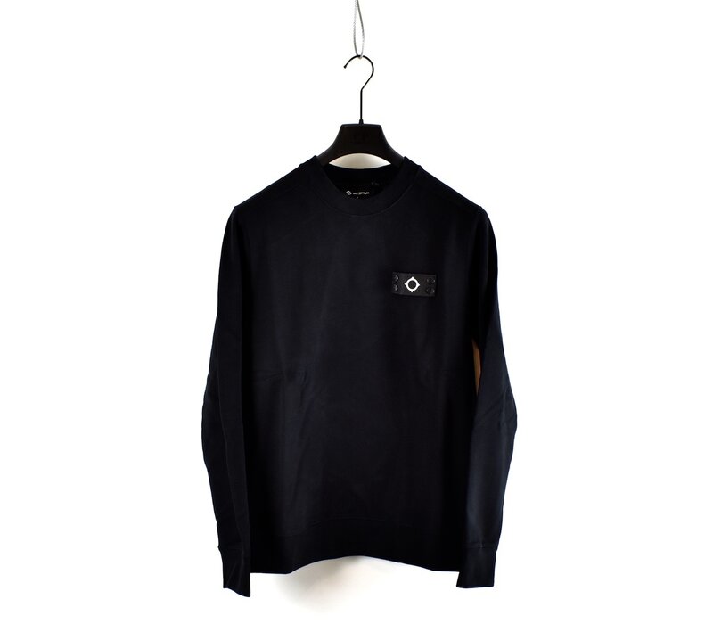 MA.STRUM neo crew sweat Jet Black