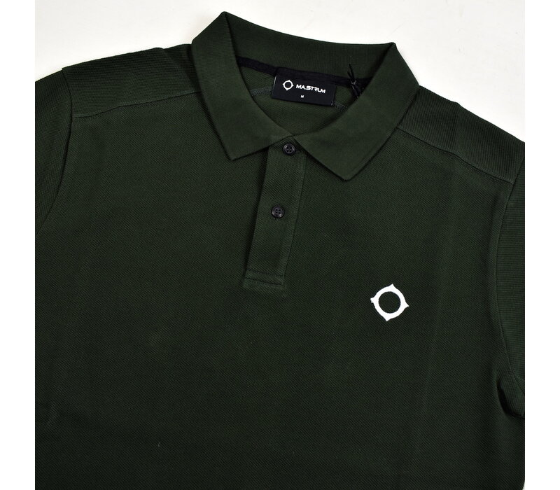 MA.STRUM SS pique polo Oil Slick Green