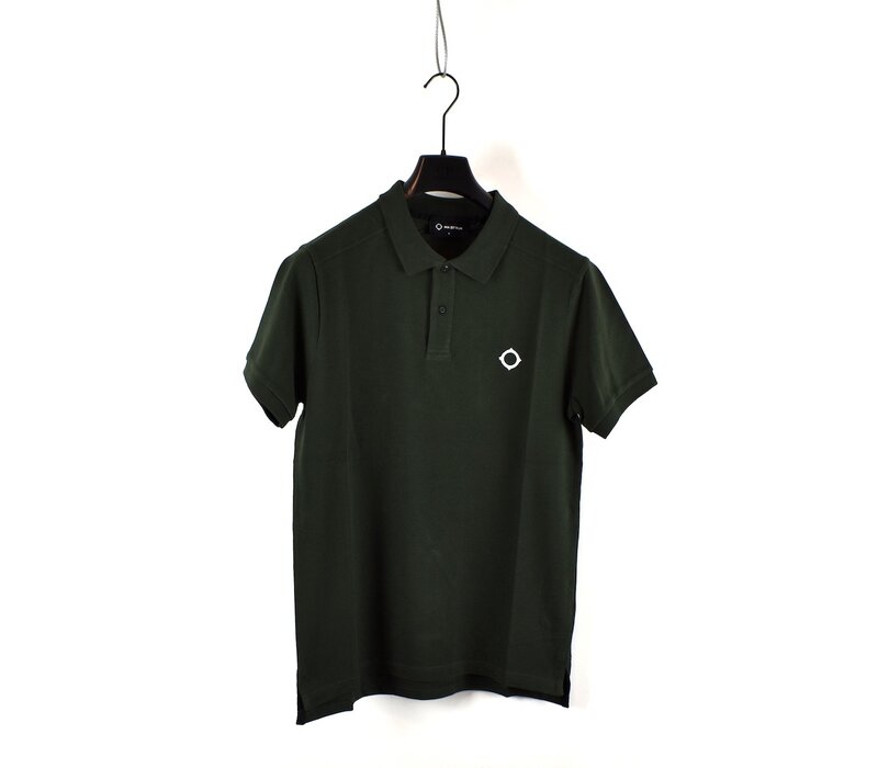 MA.STRUM SS pique polo Oil Slick Green