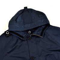 MA.STRUM full zip hooded spotter parka jacket Ink Navy