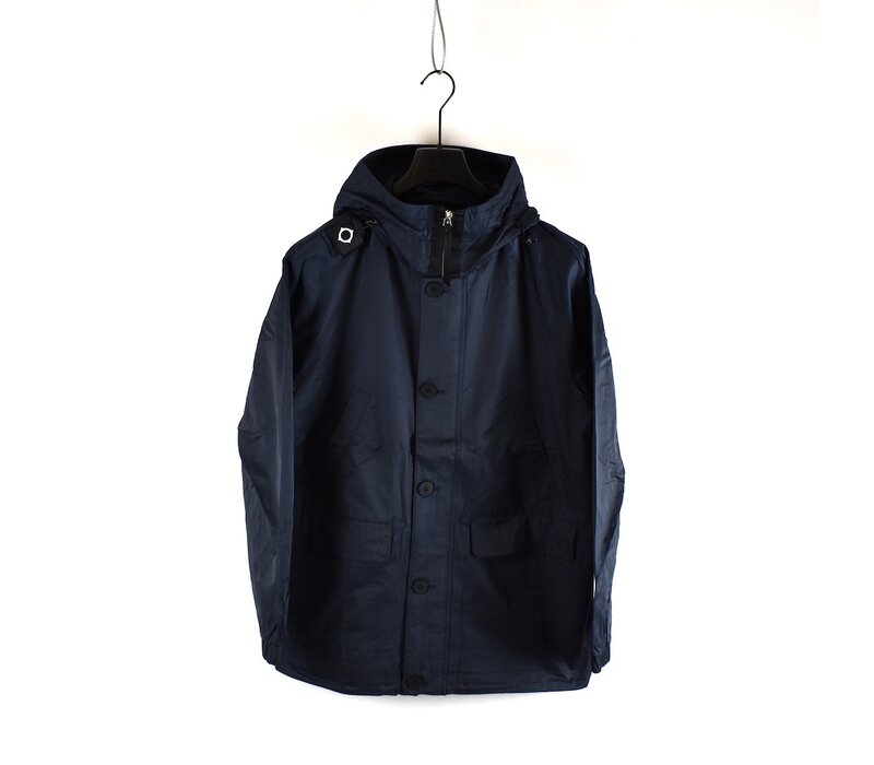 MA.STRUM full zip hooded spotter parka jacket Ink Navy