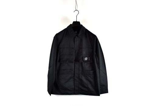 MA.STRUM MA.STRUM collared delta l1 jacket Jet Black