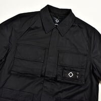 MA.STRUM collared delta l1 jacket Jet Black