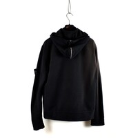 Stone Island dark brown hooded detachable liner full zip sweat L