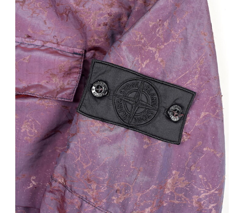 Stone Island shadow project purple nylon metal spider watro hooded jacket S