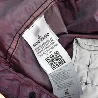 Stone Island shadow project purple nylon metal spider watro hooded jacket S