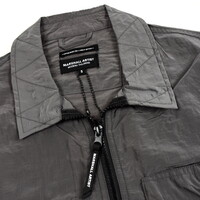Marshall Artist Carico nylon full zip overshirt Volcanic Grey
