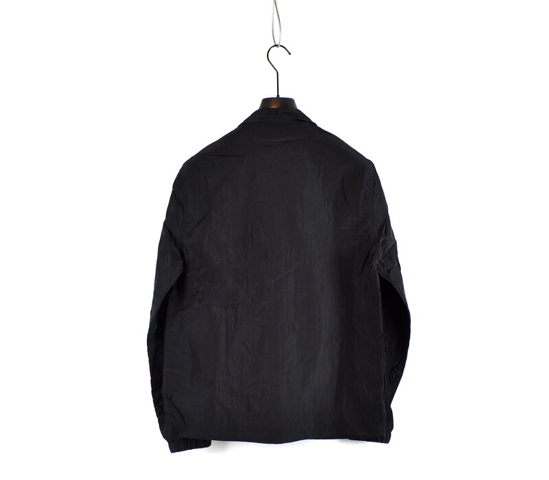 Marshall Artist Carico nylon full zip overshirt Black