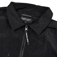 Marshall Artist Carico nylon full zip overshirt Black