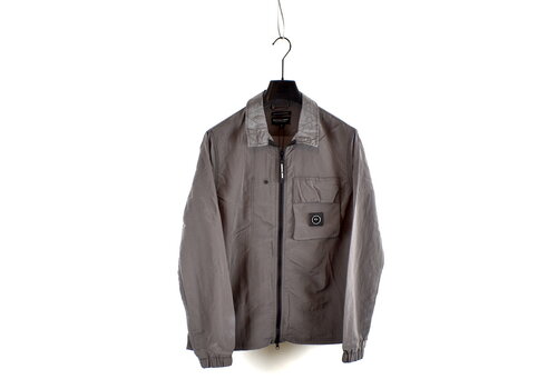 Marshall Artist Marshall Artist Carico nylon full zip overshirt Volcanic Grey
