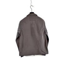 Marshall Artist Carico nylon full zip overshirt Volcanic Grey