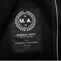 Marshall Artist bonded polyester liteshell Brunswick trench coat Black