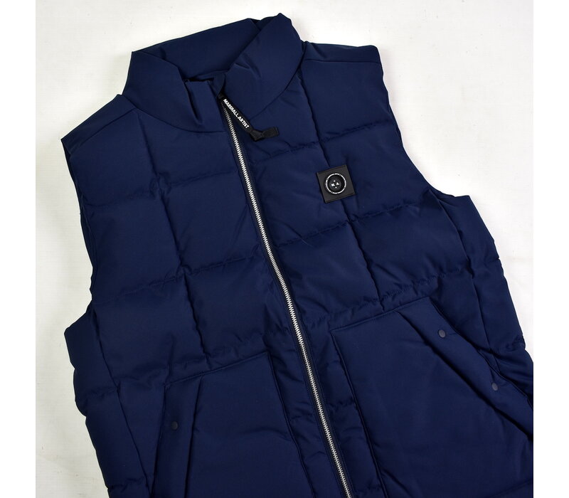Marshall Artist Capilano bubble vest Navy