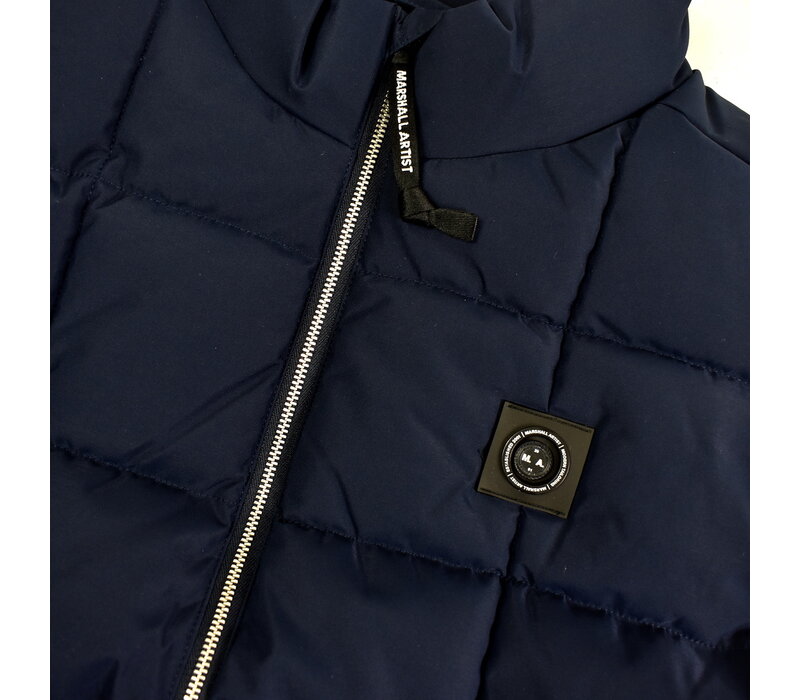 Marshall Artist Capilano bubble vest Navy
