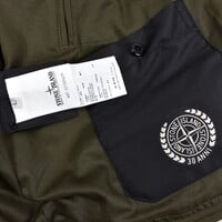 Stone Island 30 anni brown waxed soft leather jacket with detachable vest L